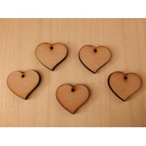 Decoratiune lemn inima - cod L01
