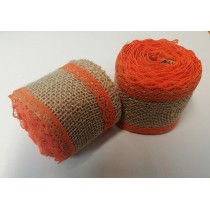 Panza sac dantela portocaliu- cod CT56
